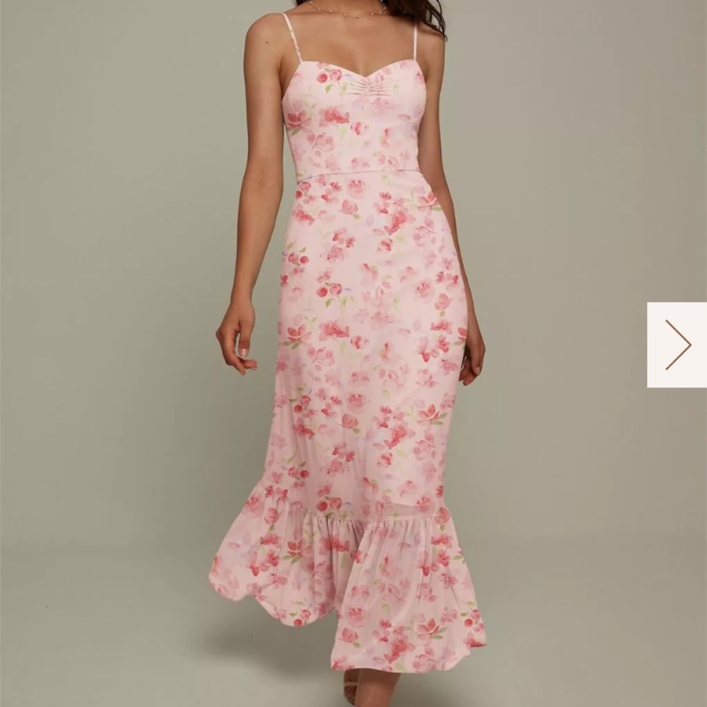 AW Bridal Denise Dress Peach Blossom Size 6